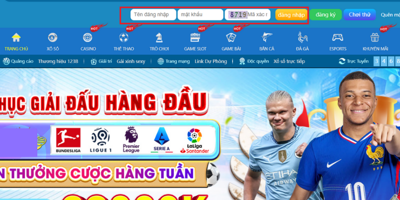 Tường tận các bước đăng nhập 123B
